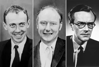 克里克(英国),沃森(美国)和威尔金斯(英国,1962)