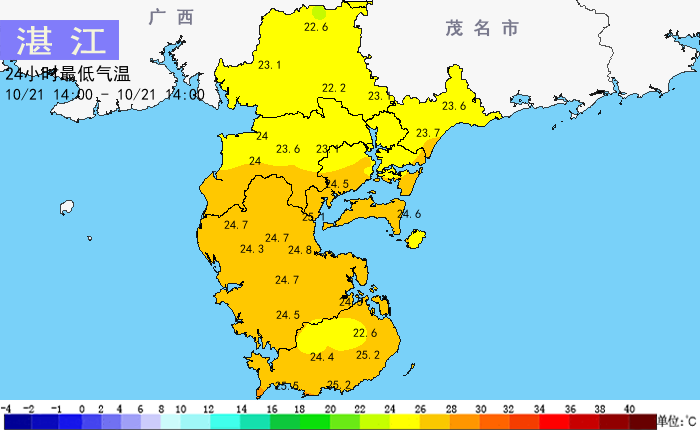 湛江各镇区地图全图