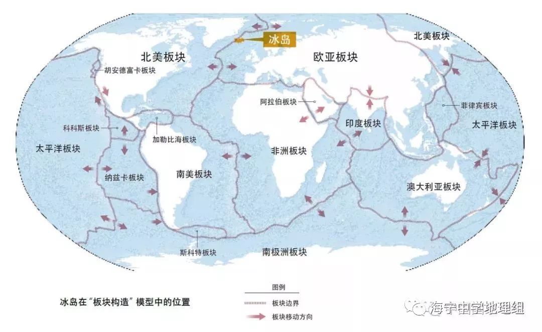 (3)地质留痕辛格维利尔国家公园刚好位于亚欧板块与美洲板块的交汇处