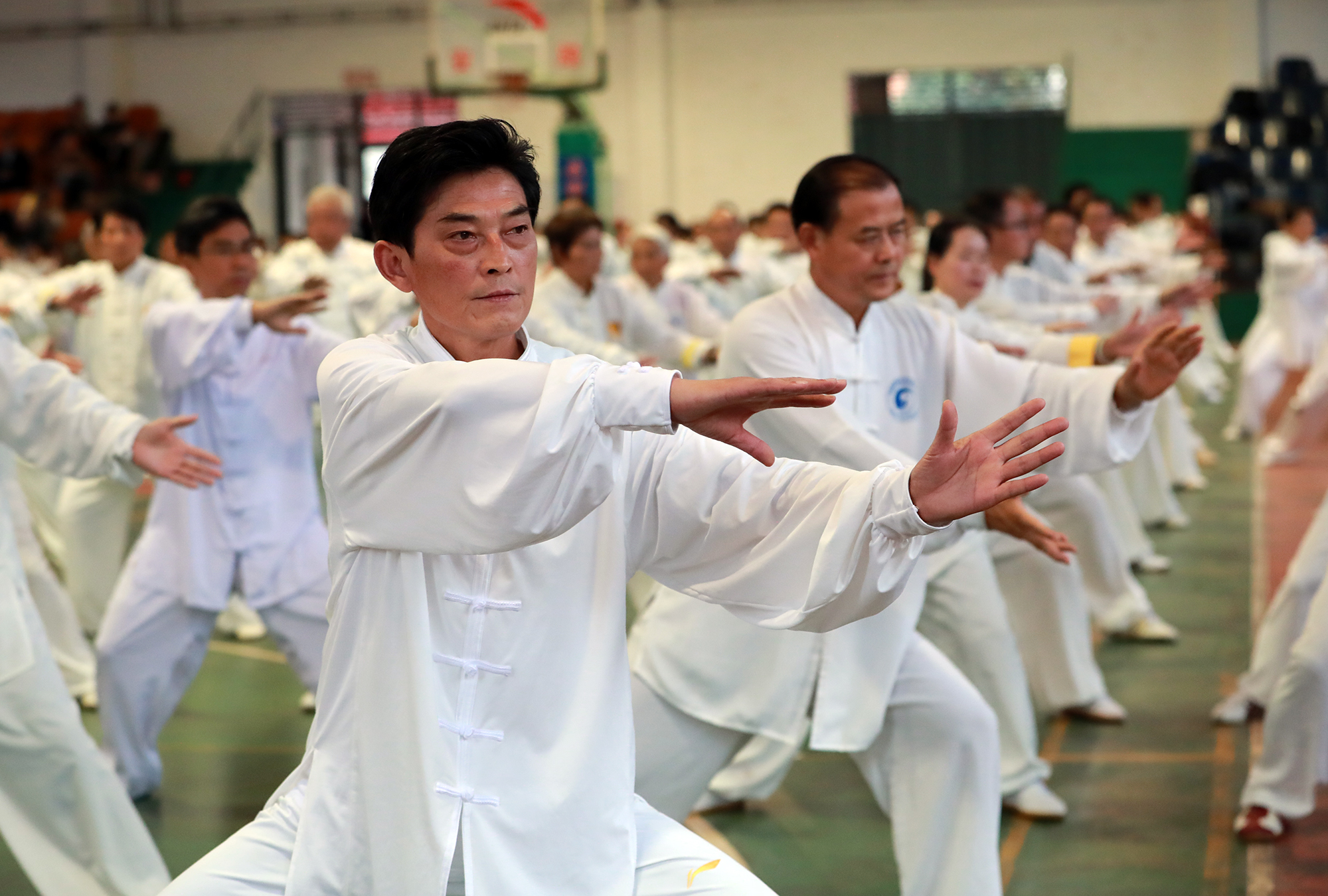 舒城举办太极拳. "八段锦"展演暨推手比赛