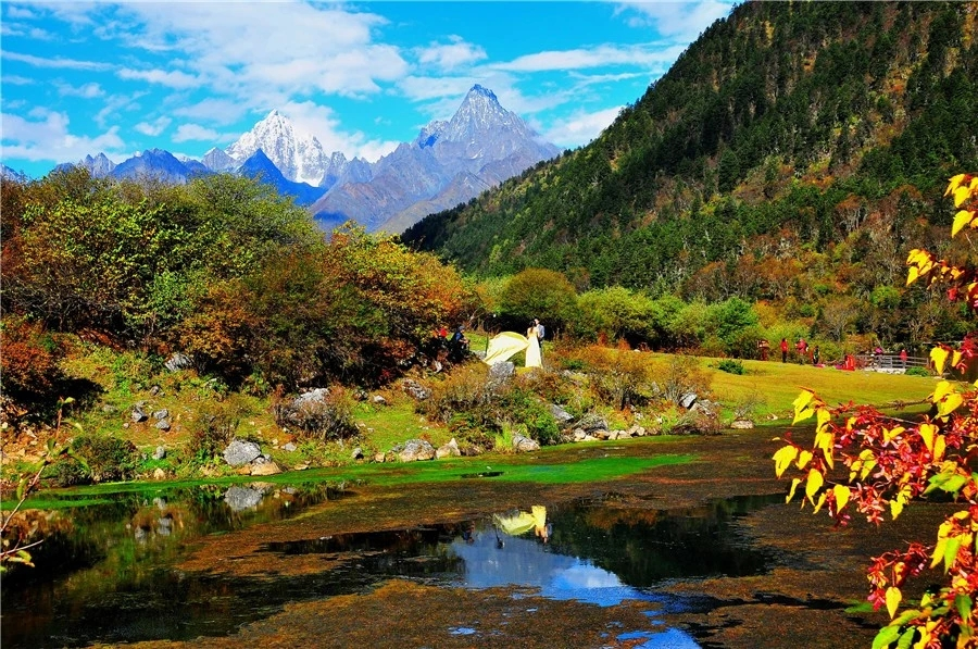 康定情歌风景区"缘"来这里如此精彩