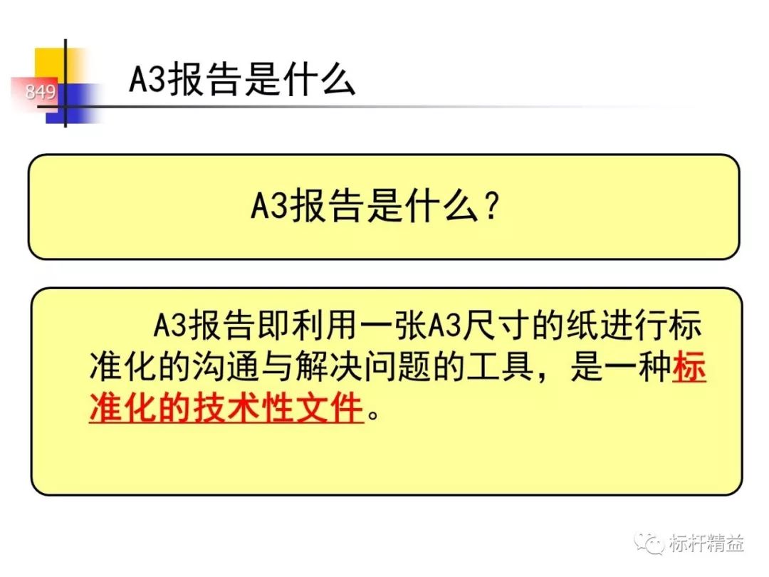 丰田的a3报告一页纸的报告