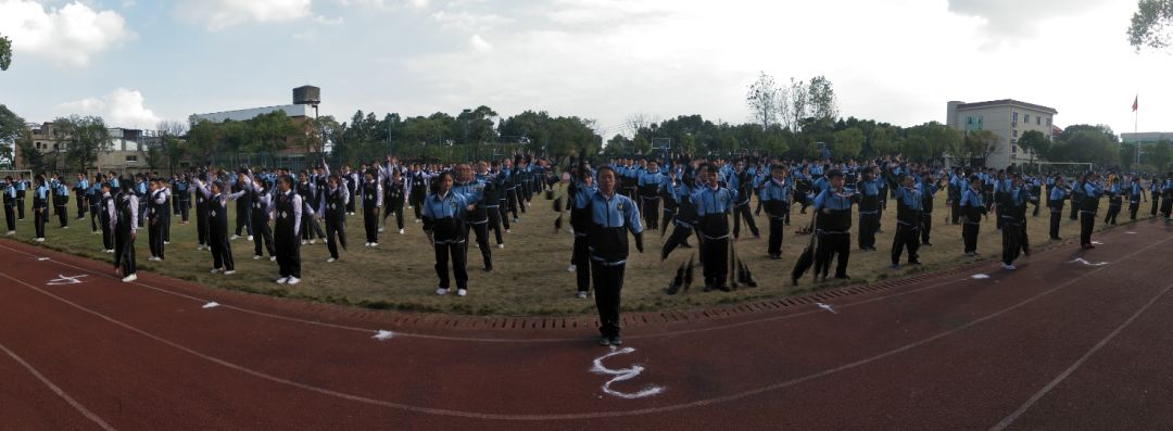 南昌民德学校:校运会广播操比赛之舞动青春