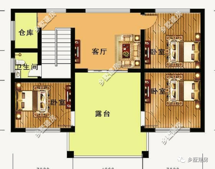 乡墅建房(图片右下角)五百套农村自建房别墅设计施工图纸任你选!