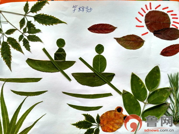 8旬老奶奶 献出百幅手工植物贴画(图)