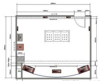 1声道家庭影院配置方案组建了一套适合thx音效的系统,各自摆放的位置