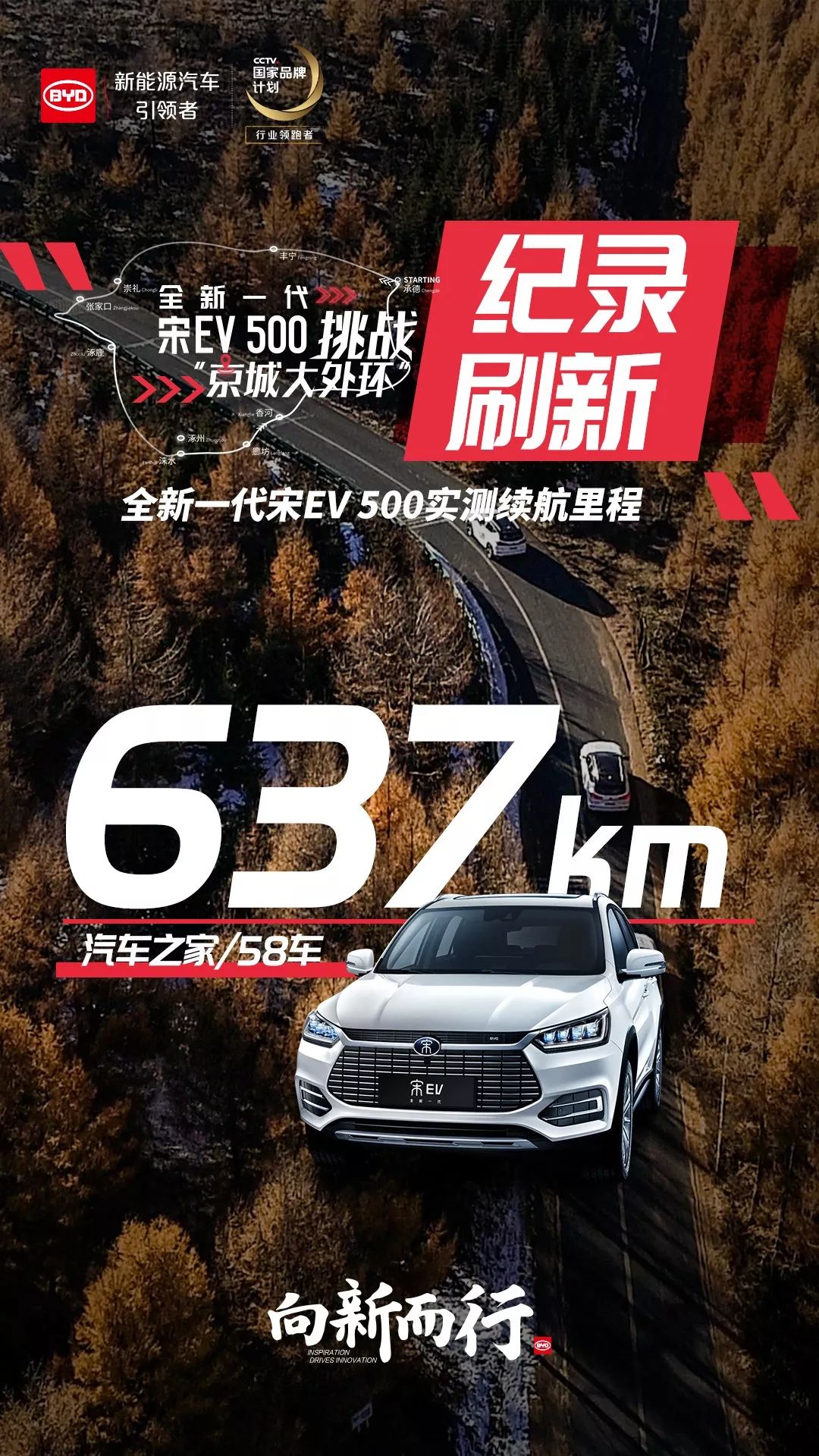 实测最长续航637km!全新一代宋ev 500再次刷新成绩