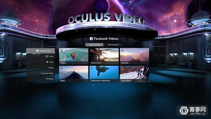 因为需求低，Oculus取消Rift平台视频点播服务