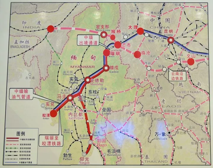 中缅铁路无缝衔接有戏!木姐-曼德勒铁路可行性研究工作将展开!_缅甸
