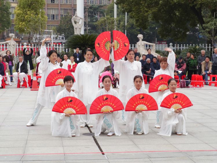 2018年湘潭市离退休莲之倩传递莲城灵韵太极拳比赛举行