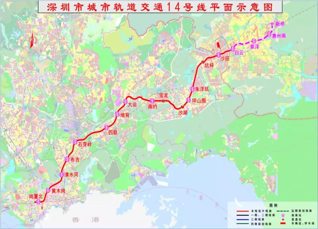 570公里,同时深圳还酝酿了8条地铁线,对接东莞,惠州两地,这也意味
