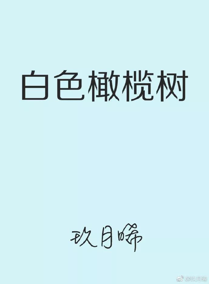 【小说详推】《白色橄榄树》作者: 玖月晞(现言)