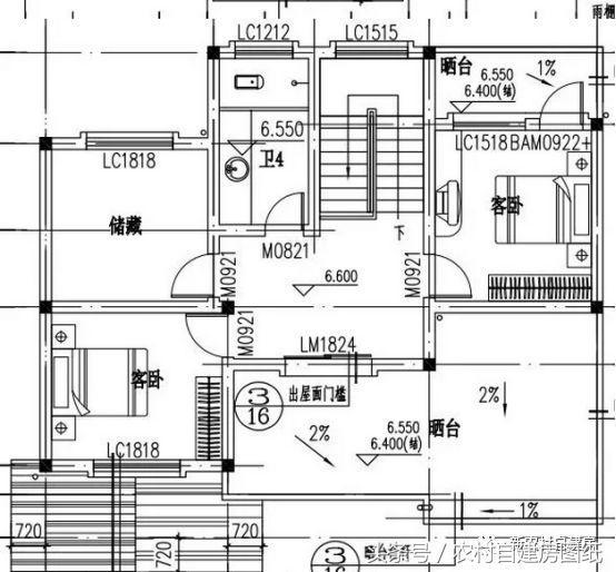 3套农村经典120平农村自建房,7间卧室带烤火房和晒台