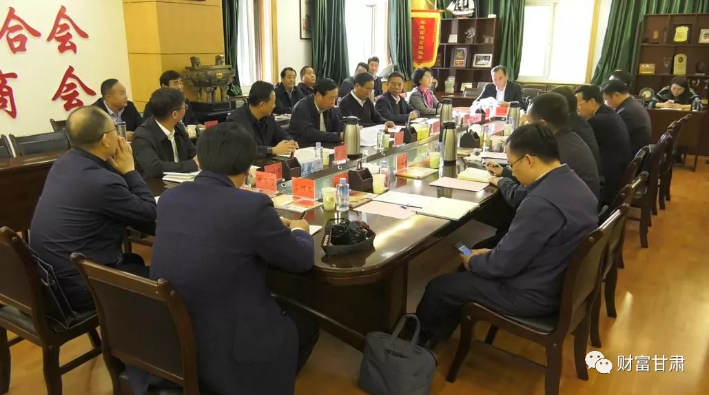 实业集团股份有限公司董事长朱全祖 甘肃省铸造行业协会会长傅开武