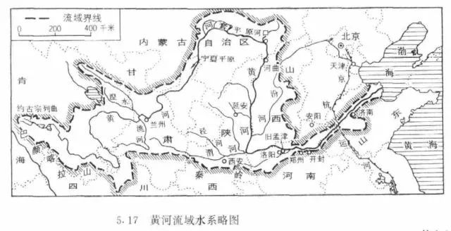 黄河支流及注入黄河时所在省 湟,洮,汾,渭,洛,沁.