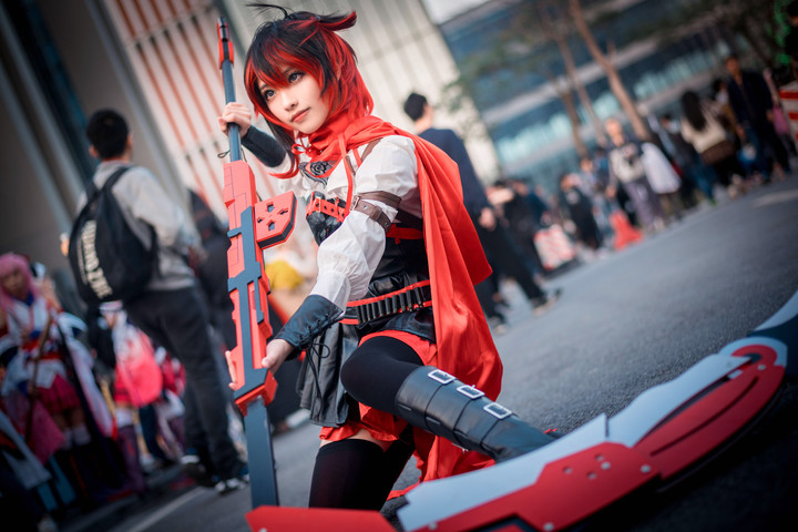 rwby 露比cosplay 给你一个眼神,你就是我的人