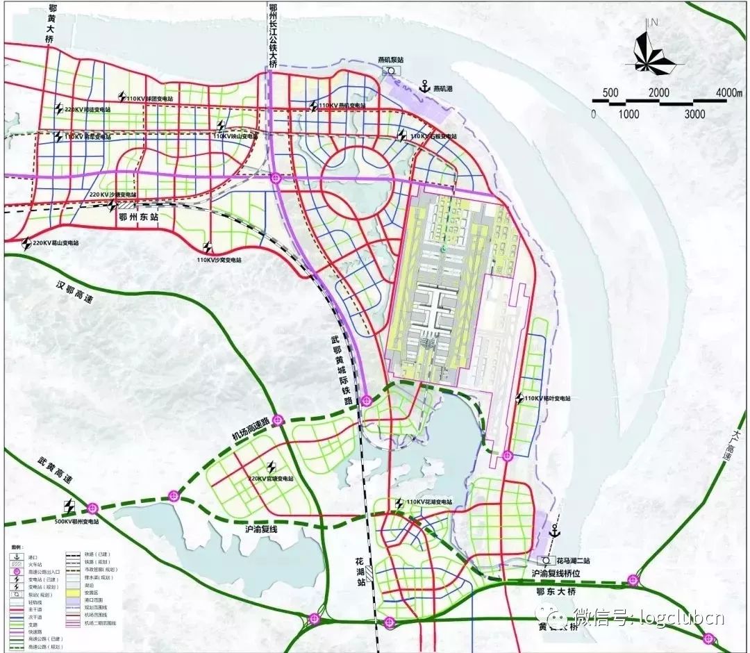 图解:湖北鄂州(顺丰)货运机场及配套工程