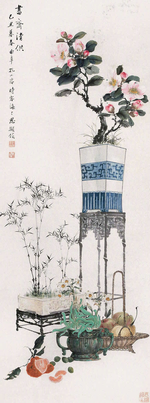 欣赏中国传统工笔博古画是一种美的享受