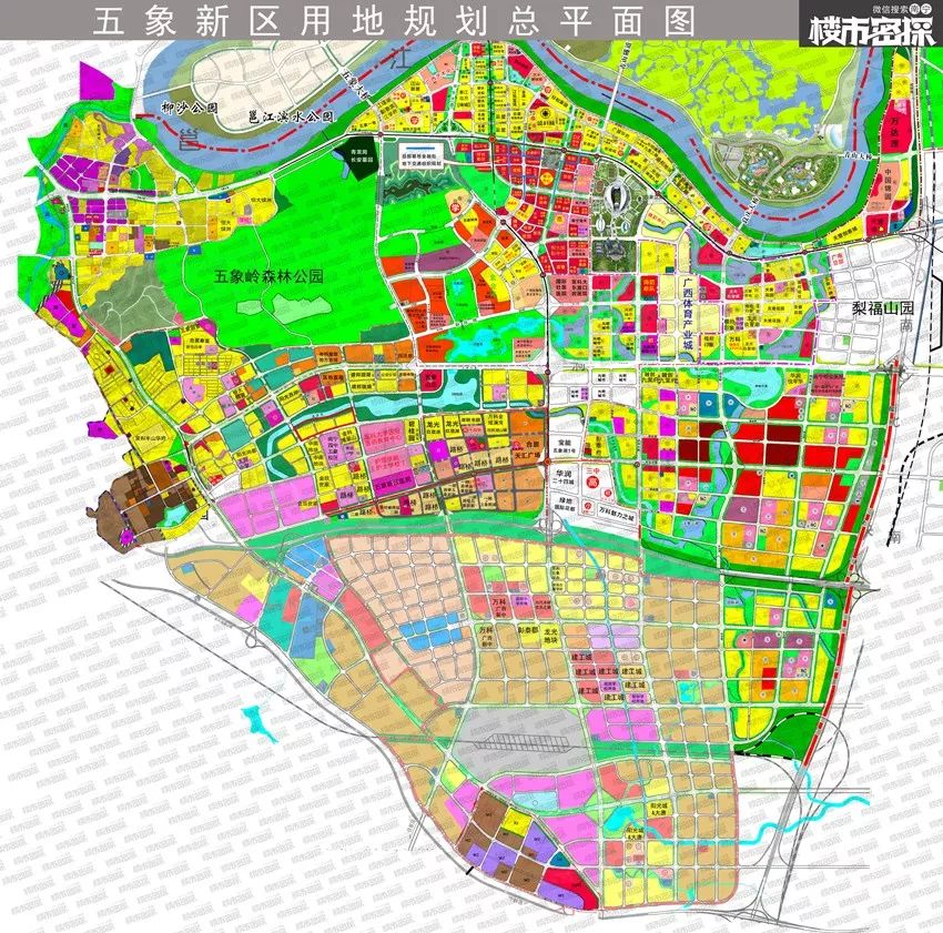 南宁房地产市场月报五象新区最新楼盘地图(打印实体双面)本期现场福利