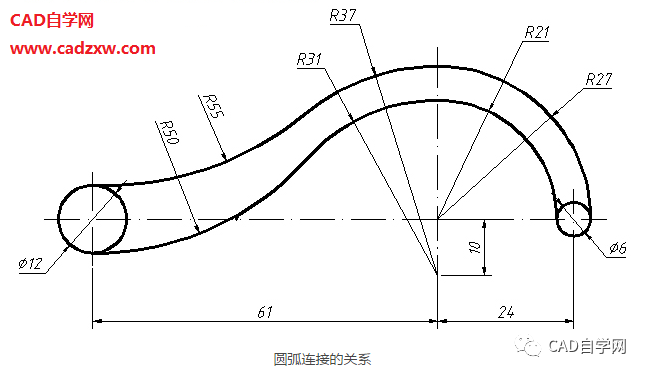 含往期cad二维练习题121详细绘图步骤