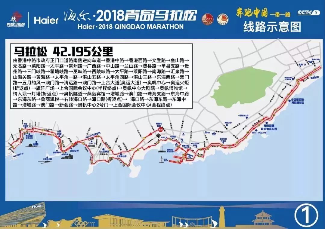 附海尔·2018青岛马拉松比赛路线