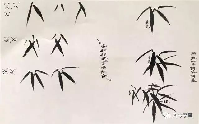 100幅写意国画竹子(内附教程)