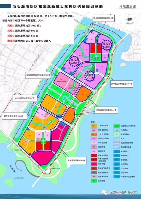 汕头将在外砂河以北建东海岸大学城