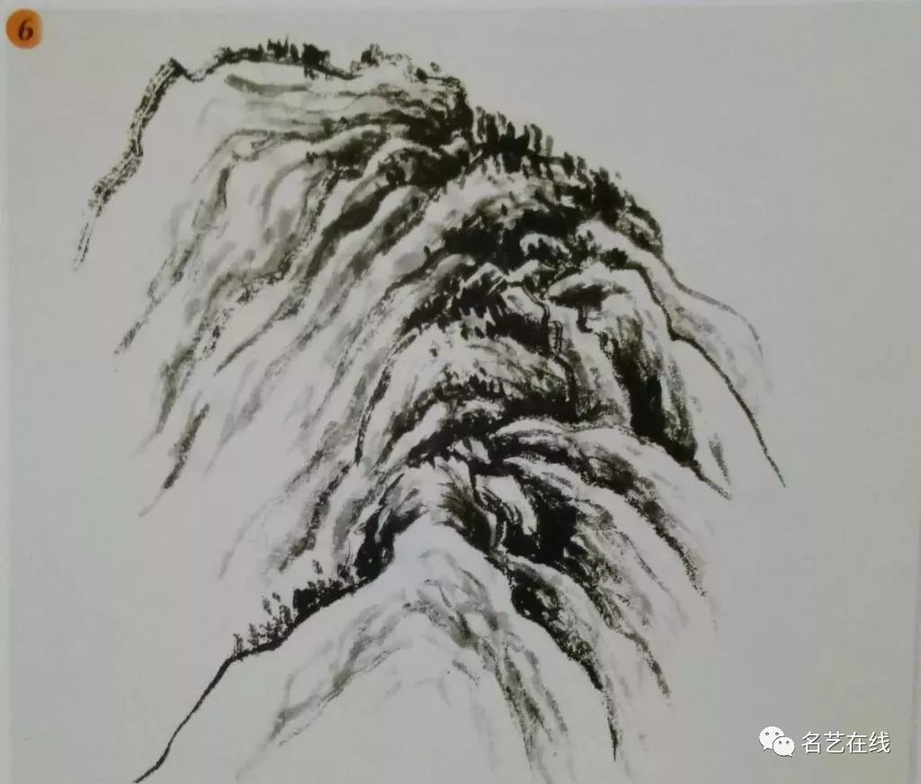 国画技法国画山水山体常见画法