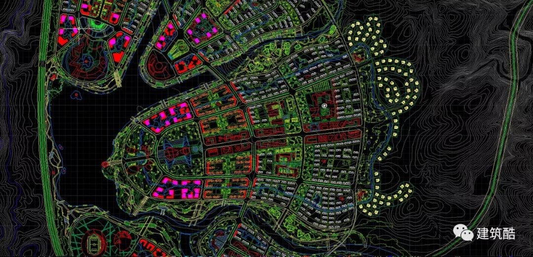 【cad】54套城市设计总图方案设计