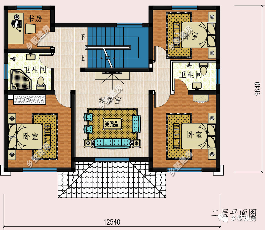 15米x8米房屋平面图