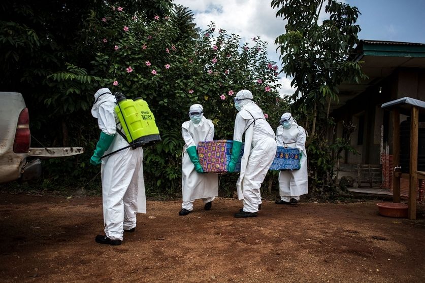 当地时间2018年8月22日,刚果(金)北基伍省爆发埃博拉疫情.