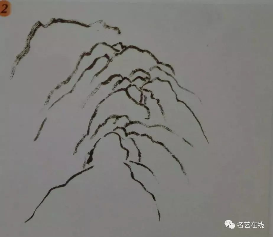 国画技法国画山水山体常见画法