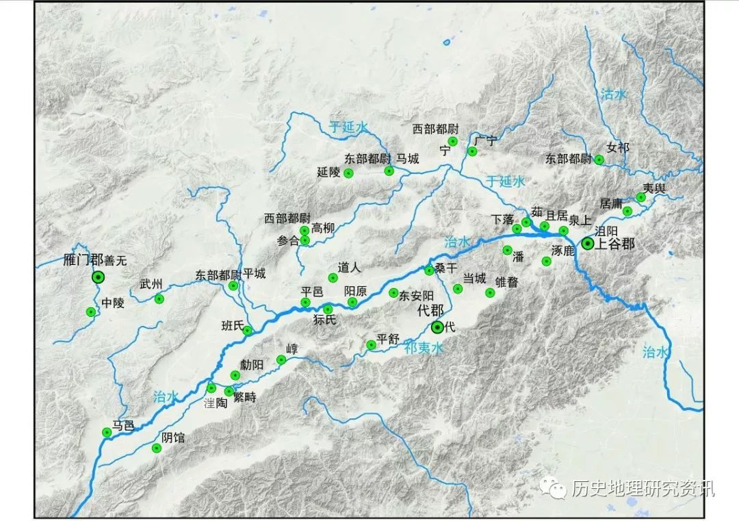 西汉时期有多座治所城市沿桑干河两岸分布,到辽代时,这一景象已不复