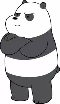 治愈系动画:咱们裸熊(we bare bears)_白熊