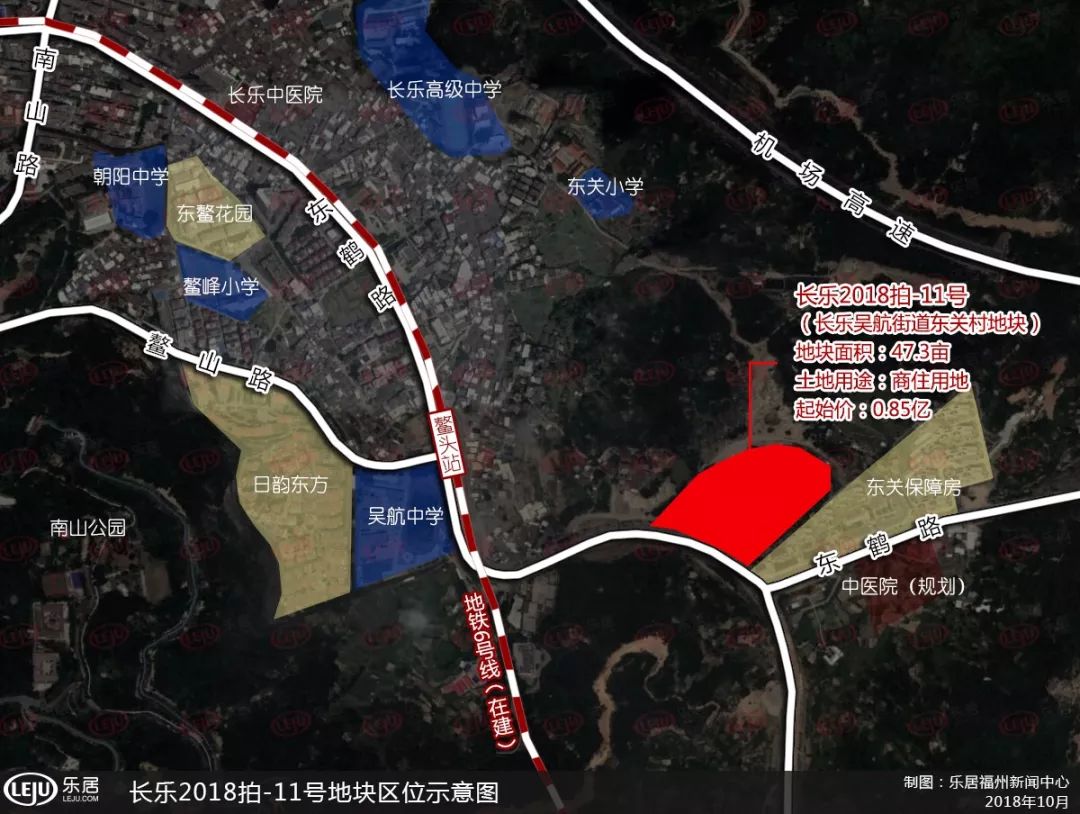 按照规划,地铁6号线在地块不远处设置鳌头站,未来能享受地铁配套.