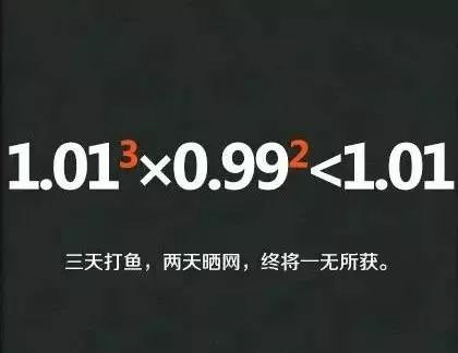 99的 365次方 = 0.026 0.99=1-0.