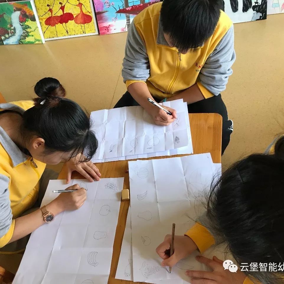 云堡智能幼稚园教师技能考核——绘画