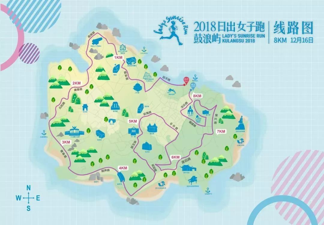 打造更加舒适路线;为热爱文化和旅游的跑者,展现鼓浪屿别样风情