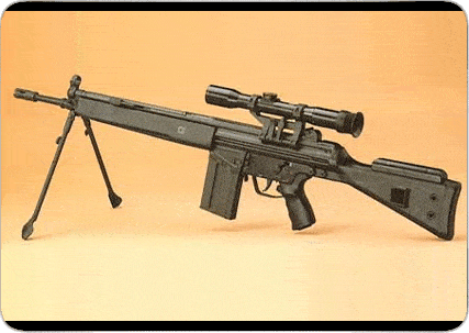 g3/sg1狙击步枪是g3的一种变型枪,结构与g3a3基本相同.