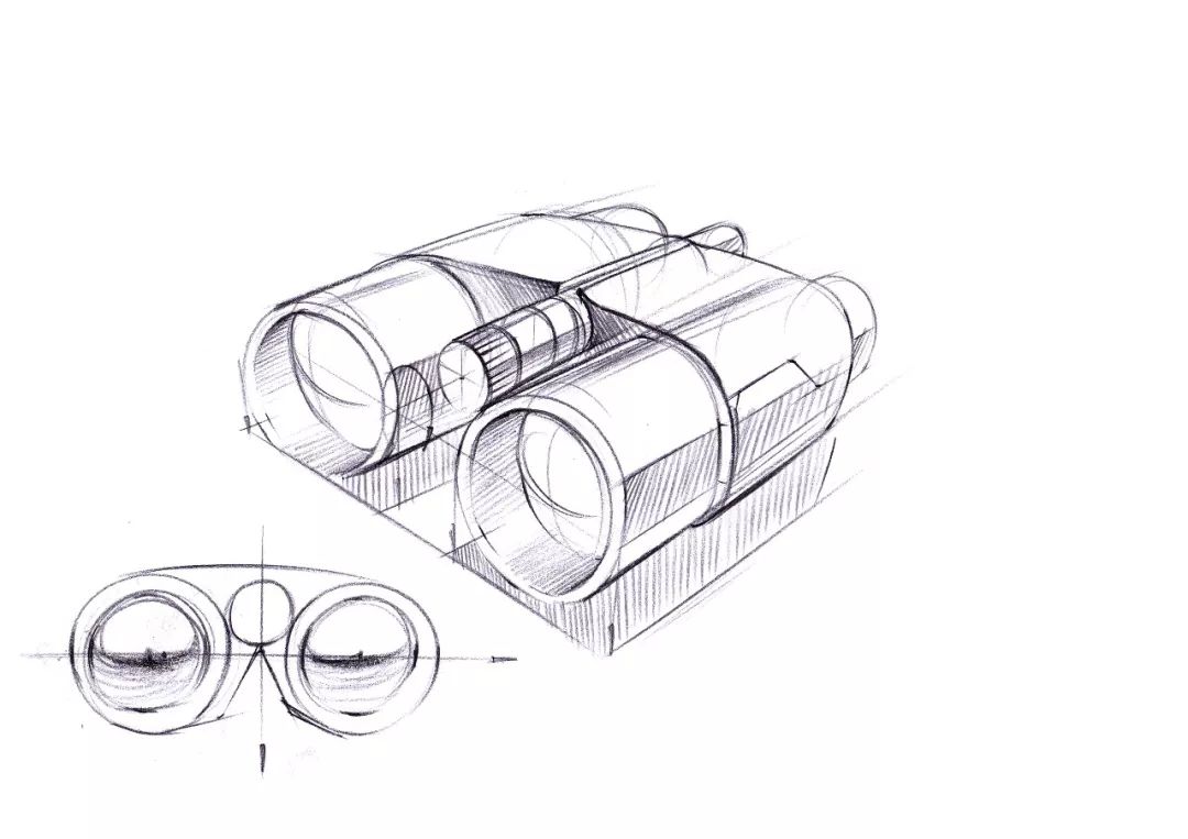 【设计课堂】手把手教你画望远镜