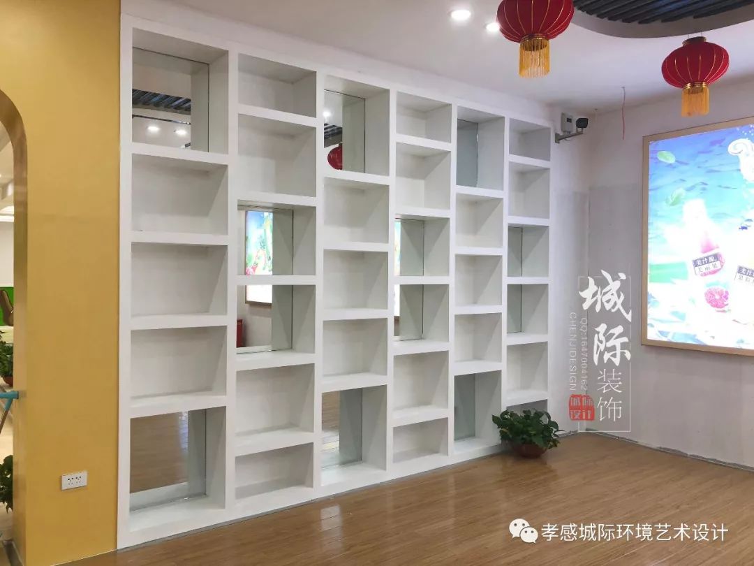 以上就是的湖北家家乐食品展示厅室内装饰设计工程现代风格完工实景图