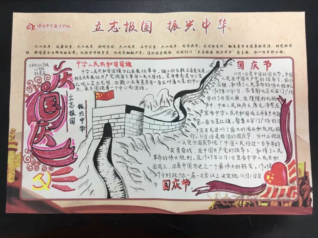 简单的初一历史手抄报