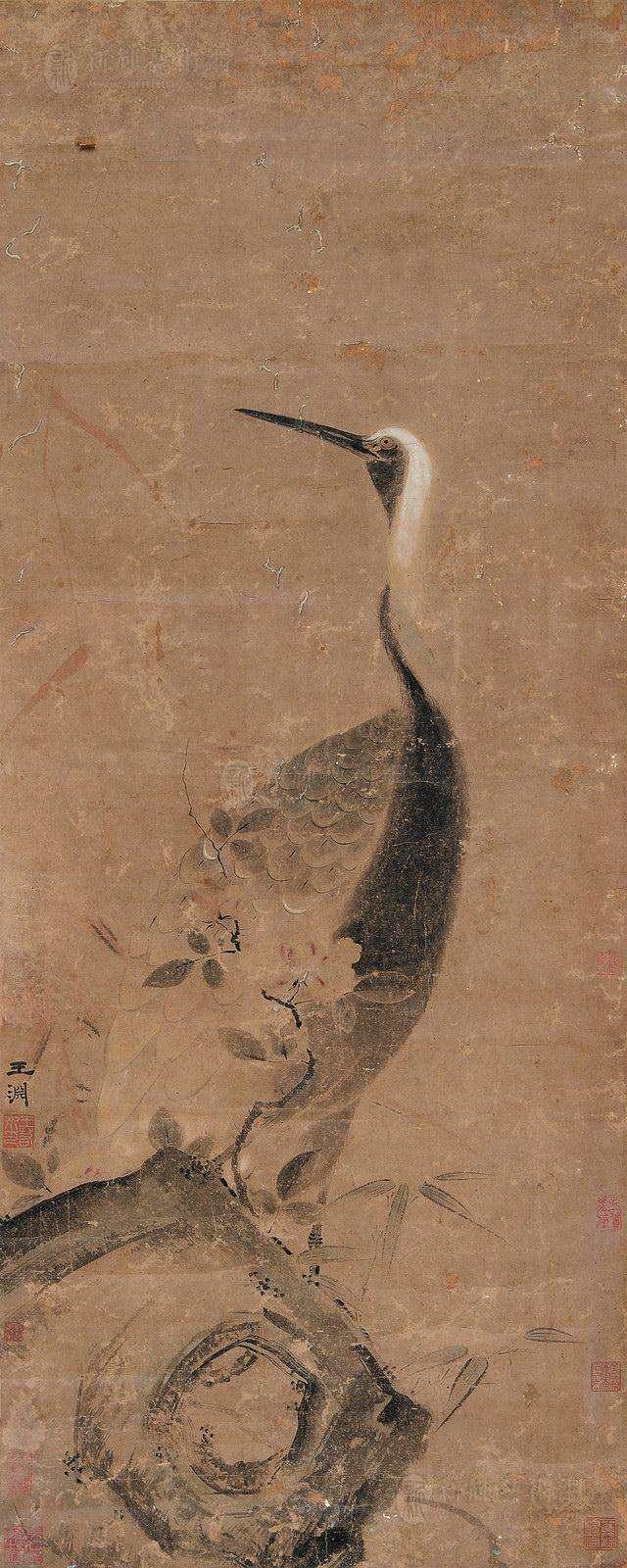 他是元代大画家,精于花鸟画,论花鸟壁画无人能比!_王渊