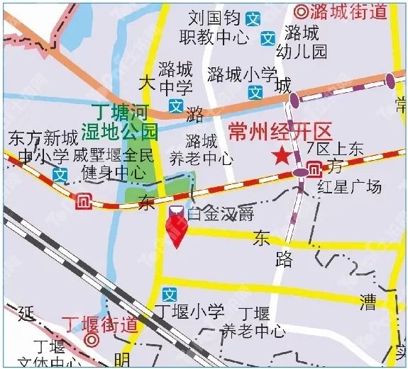 白金汉爵南侧地块位于常州经开区核心片区,大明路东侧,东方二路南侧