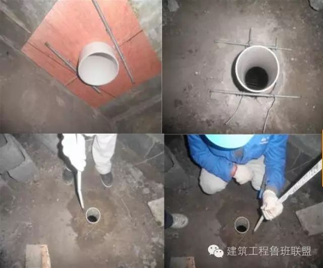 给排水管道预留洞吊模 管道预留洞封堵模板是pvc原料加工而成,专门