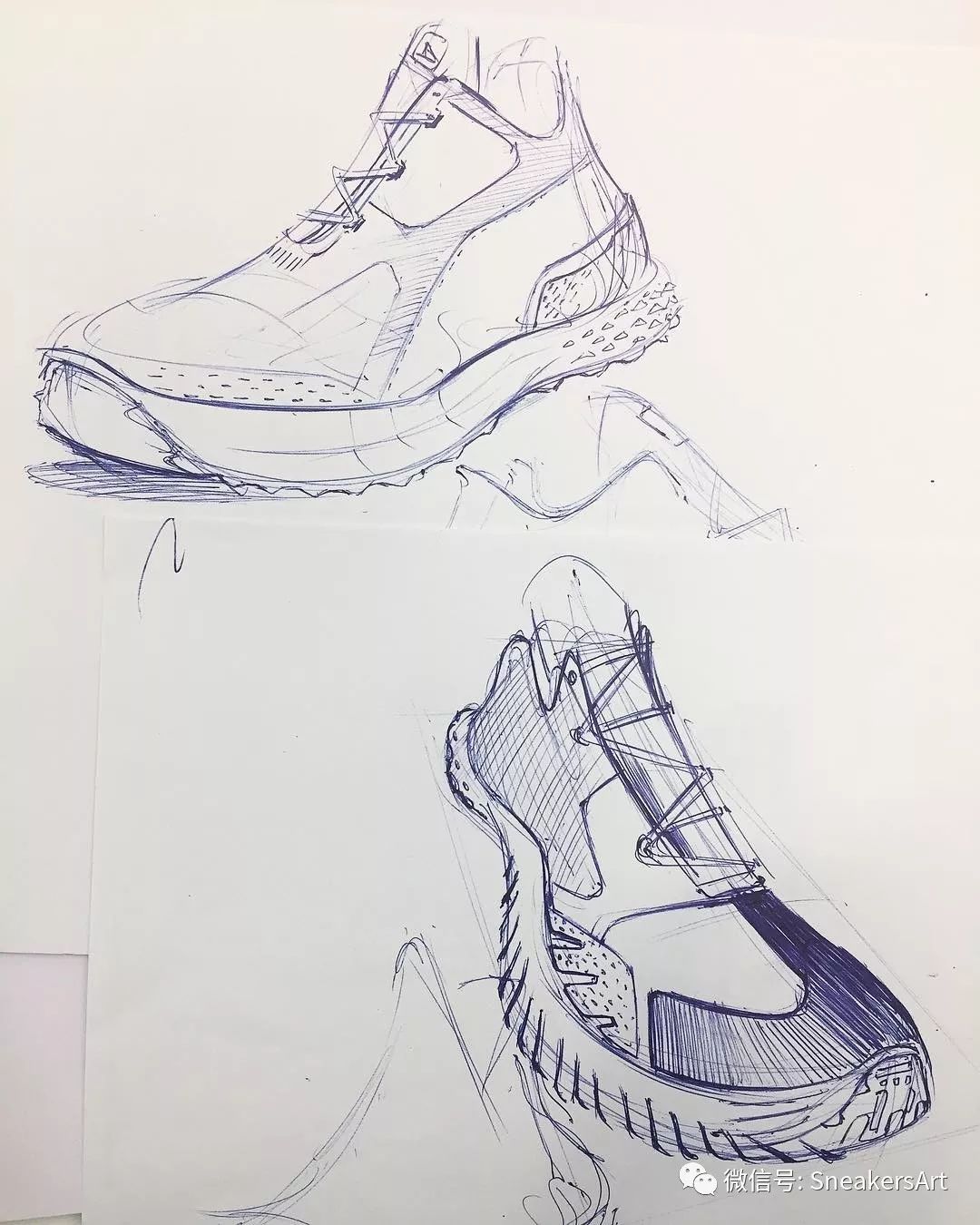 鞋设|sneakerart 球鞋手绘设计及球鞋插画欣赏