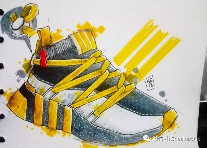 鞋设|sneakerart 球鞋手绘设计及球鞋插画欣赏