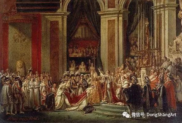 他的名作《拿破仑一世与约瑟芬皇后加冕礼》被多次模仿和复制,展览中