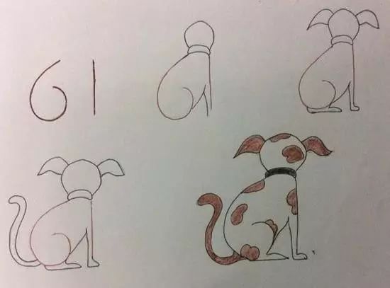 用数字画动物怎么画