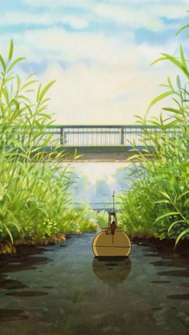宫崎骏插画,场景,壁纸,好看到怀疑人生!